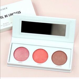 Real Her-Fearless Pink, Limitless Coral, Unstoppable Bronze Blush Palette NEW